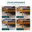 Finney Solid Wood Platform Bed without Headboard, Mid-Century Modern Bed Frame-902321309-903340242