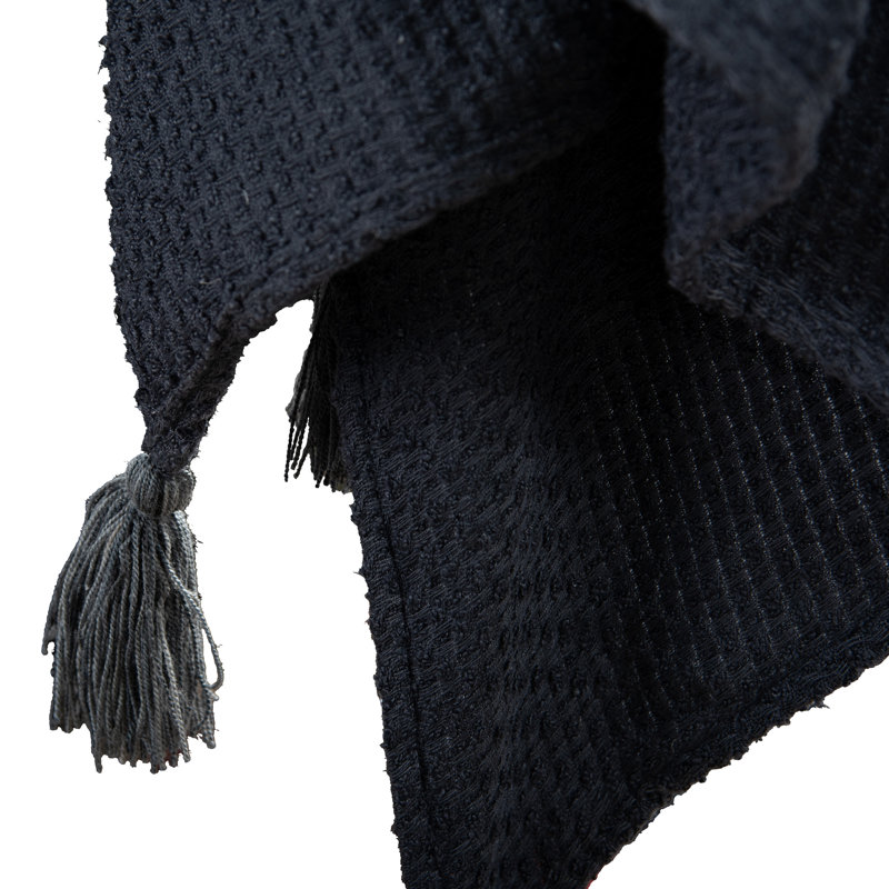 Jeté tissé , Gris