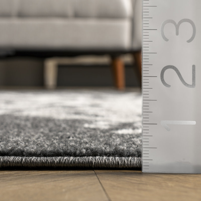 Tapis gris / blanc / noir Quinto, Rectangle 2 pi x 3 pi
