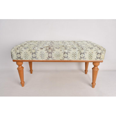 Cotton Upholstered Bench