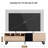 Modern Tv Stand For 80 Inch Tv With Double Storage Space & Drop Down Doors-1838638799