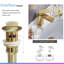 Single Hole Bathroom Faucet with Drain Assembly-54840609