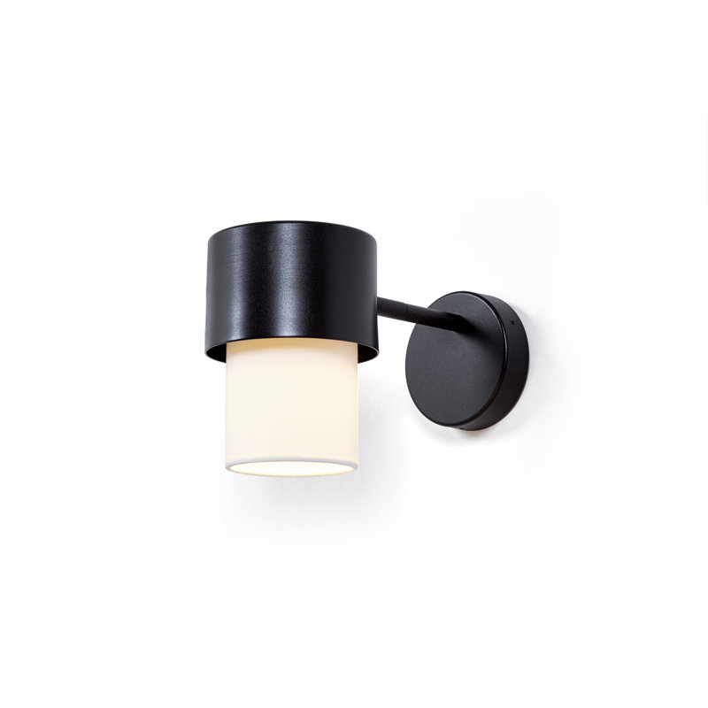 Aiona Armed Sconce, Black 