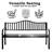 Dore Metal Outdoor Bench