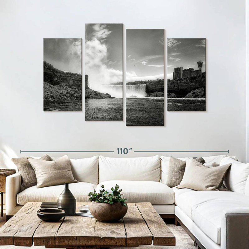Alvord, chutes du Niagara en noir et blanc