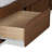 Solid Wood Platform Storage, King Bed, Ash Walnut 58.30'' H X 79.50'' W X 83.70'' L