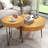 Solid Wood Top Nesting Coffee Table