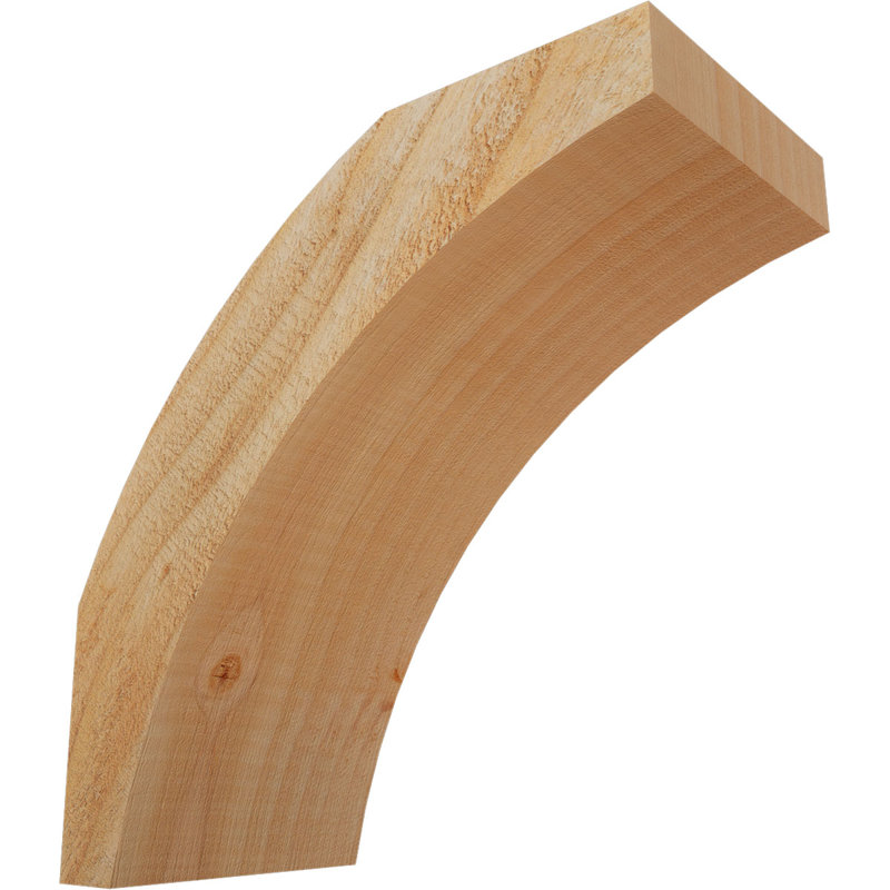 Genouillère Thorton, Sapin Douglas de 4 po (sciage brut), 8 po X P 8 po H