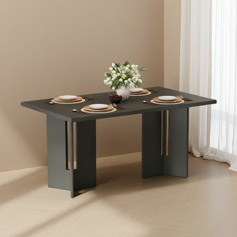 Table de salle à manger Farmhouse, Gris