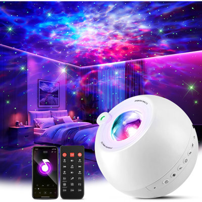 Galaxy Projector,15 Colors,Gifts for Girls&Women&Boys,White Noise | Birthday,7 Brightness,Green Star,4 Speed,Bluetooth,Romote,Timer,Teen Bedroom Decor,Relax,Party,Led Lights,Lava Lamp