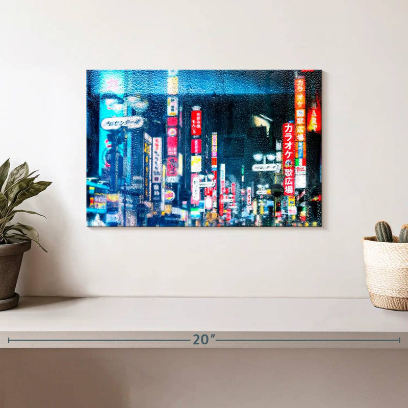 Sireci Tokyo Bluish Reflection, 8" H x 12" W