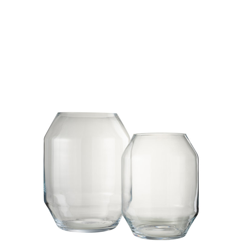Edmee Glass Table Vase 1, 41cm H x 30cm W x 30cm D