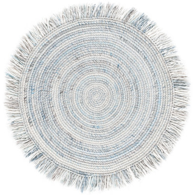 Tapis ivoire / bleu clair Renewal 402