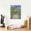 «The Artist’s Garden At Vétheuil» par Claude Monet, estampe numérique sur toile-87903257