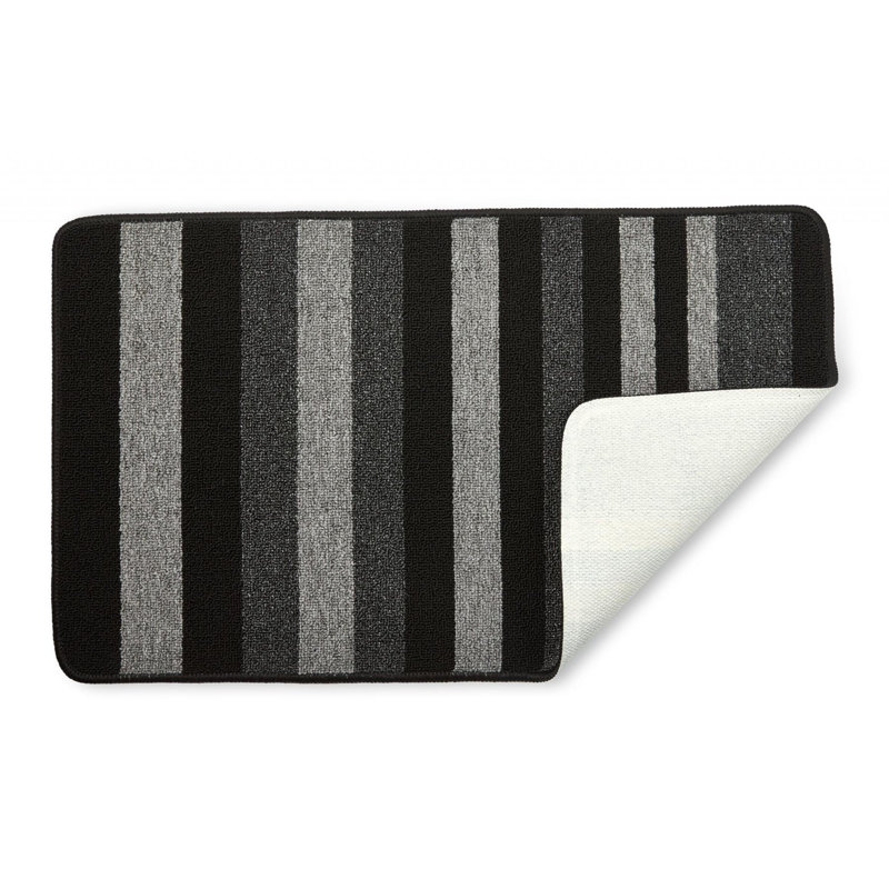 Annu Polypropylene Plastic Non-Slip Bath Mat, Grey