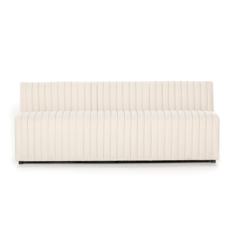 Augustine Upholstered Dining Bench, 31.5" H x 82" W x 28" D, Capri Oatmeal Boucle