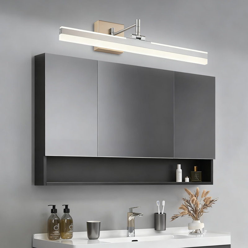 Luminaire de meuble-lavabo réglable à DEL pour miroir de salle de bain