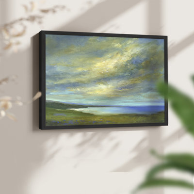 «Coastal Views I», reproduction encadrée