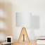 Lampe de table en bois massif Fidel-1815199393