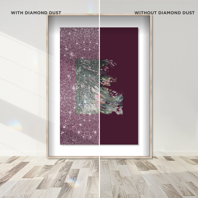 Falling Delicately Print by Oliver Gal, 21.5"H x 31.5"W, Natural Oak Shadowbox