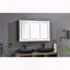 48" LED Mirror Medicine Cabinet with Lights, Defogger, and USB