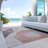 Chrissean Washable Abstract Indoor / Outdoor Rug-2003390010