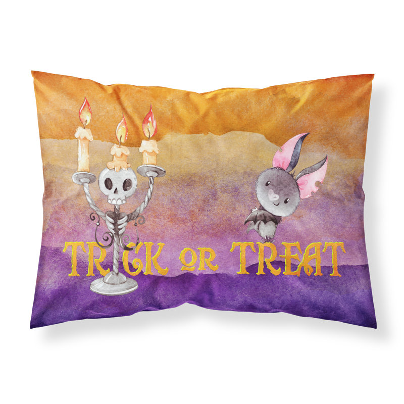 Taie d’oreiller d’halloween astuce ou treat