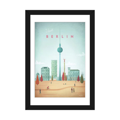 Berlin, impression sur toile tendue