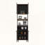 Armoire Otomo avec 5 tablettes et 4 portes gris clair