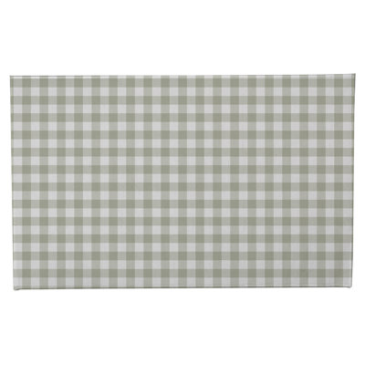 Proper Gingham Non-Skid Bath Mat