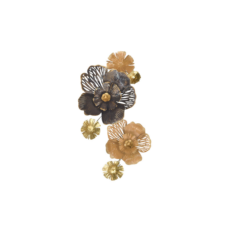 Glam Plants & Flowers Wall Decor on Metal