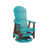 Aruba Blue Top/Chocolate Brown Base