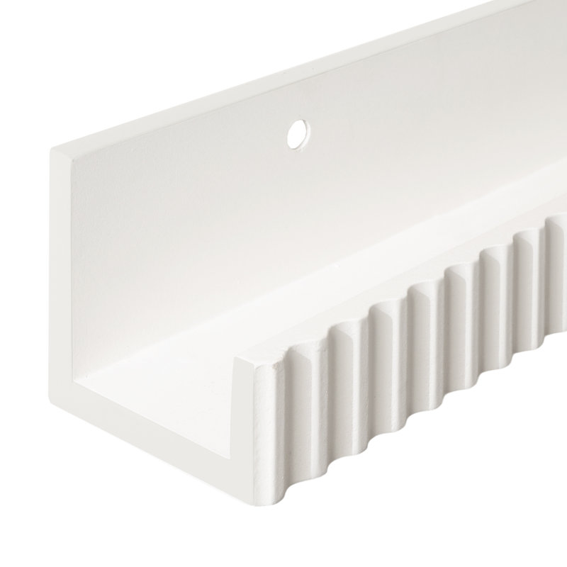 Two-Piece Picture Ledge Shelf Set, White