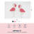 Pink Duo Flamingo 20" x 32"