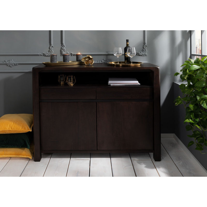 Bueno 120cm Solid Wood Sideboard, Tobacco