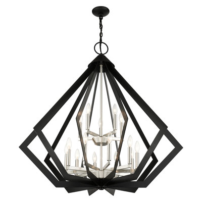 Lustre 15 lumières façon bougie Buckeys