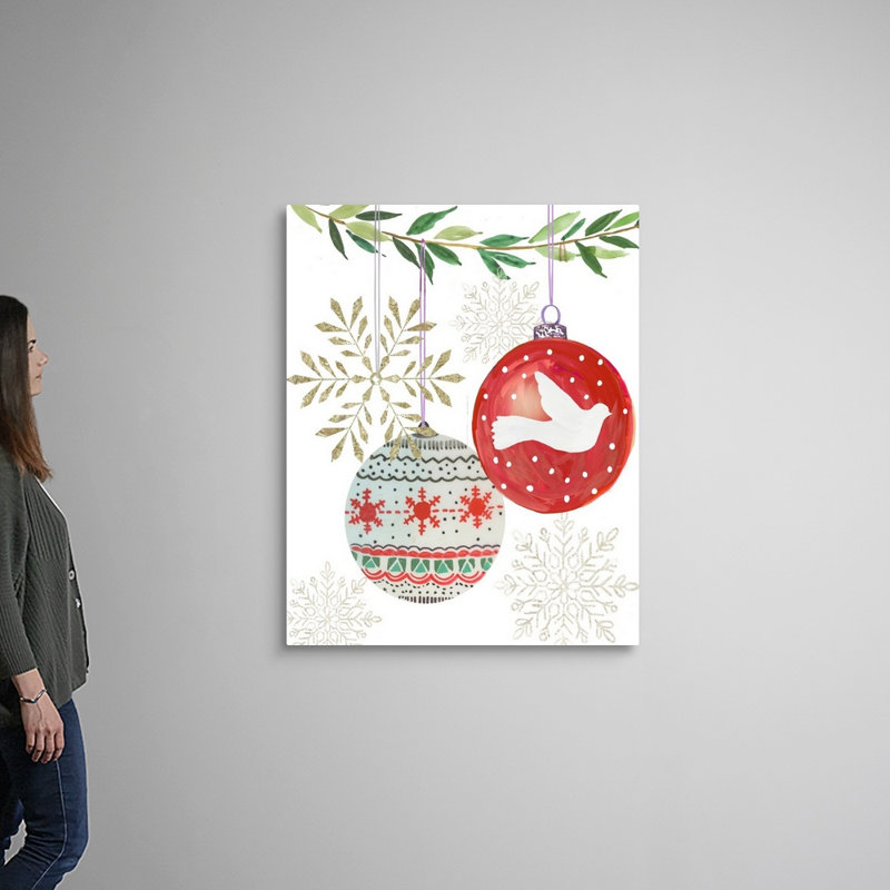 Décorations pendantes II-reproduction d’art sur toile, H 45 po x l 36 po x P 1,25 po, Toile tendue