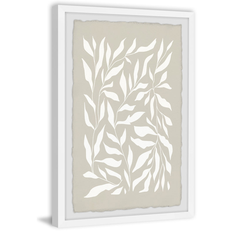 Leaf Collage - Single Picture Frame Print, 91cm H x 61cm W