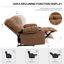 Fauteuil inclinable avec massage et vibration chauffante-1010707980