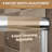 50"54" W X 72" H Chrome Aluminum Frame Double Sliding Shower Door, 1/4" (6Mm) Clear Tempered Glass With Explosionproof Film, Dual Stainless Steel Handles-124947202