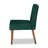 Frederickson Alvis Mid-Century Modern Grey Velvet Upholstered And Walnut Brown Finished Wood Dining Chair-507361773