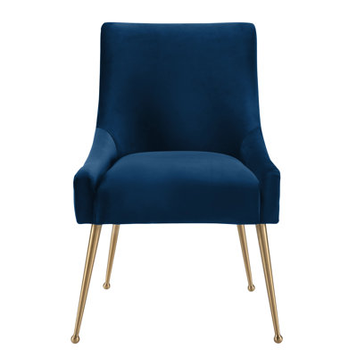 48.3cm H Velvet Upholstered Side Chair
