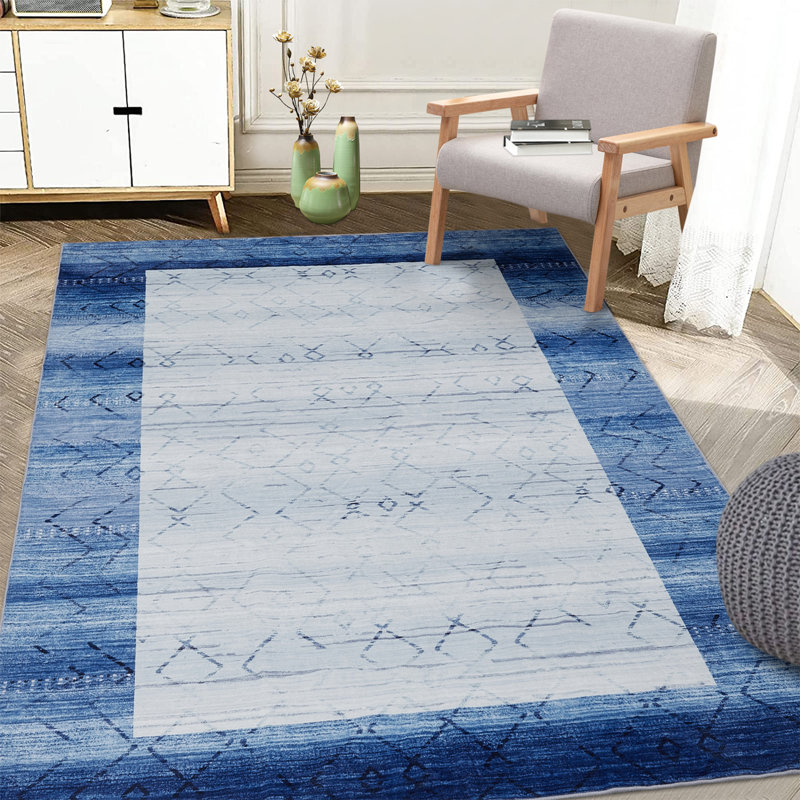 Harjodh Washable Rug, Rectangle 4'6'' x 6'5''