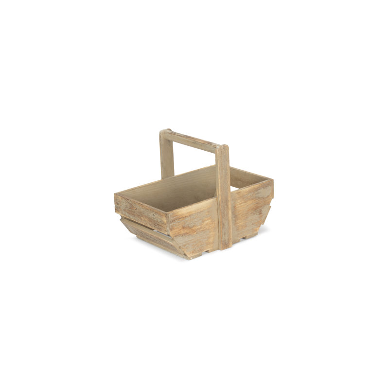 Treadway Medium Oak Effect Wooden Trug