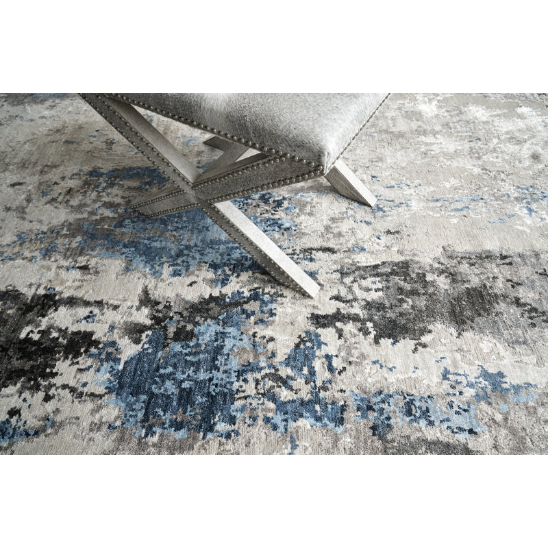 Cosmo Abstract Area Rug, Rectangle 4' x 6'