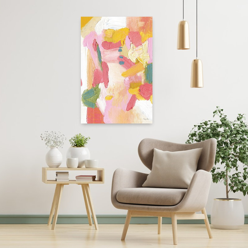 Art contemporain, art contemporain abstrait, H 36 po x l 24 po