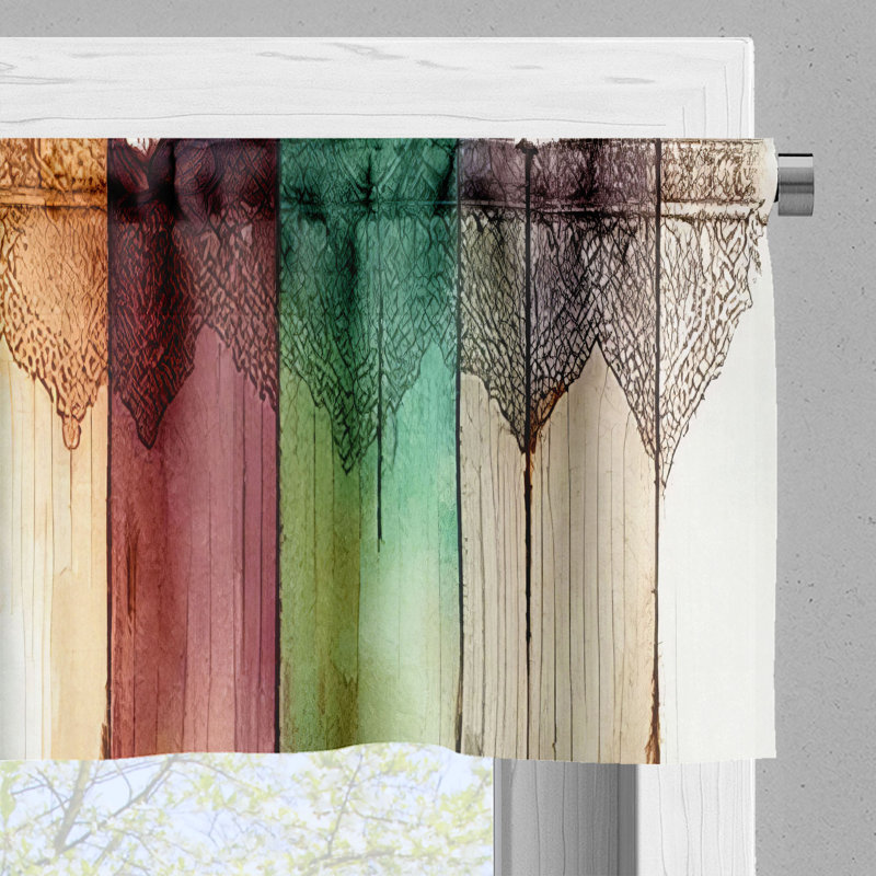 Tailored Window Valance, 54" W x 12" L