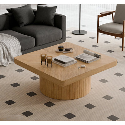Wood Square Coffee Table