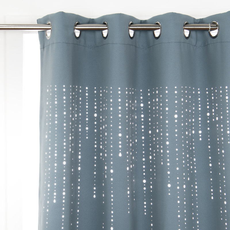 Rideau en polyester, Vert menthe
