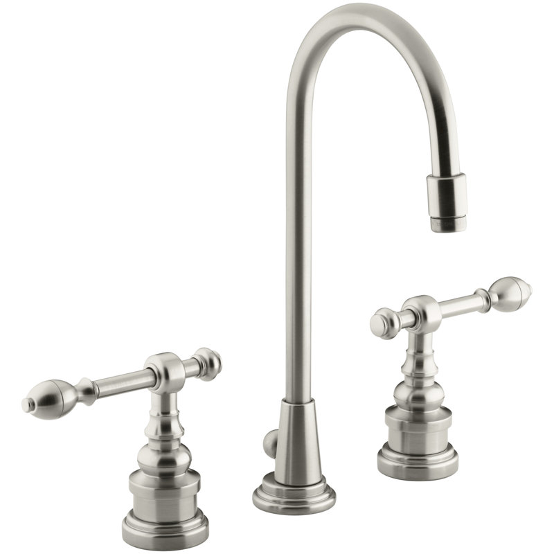 Robinet de salle de bain IV, Nickel brossé